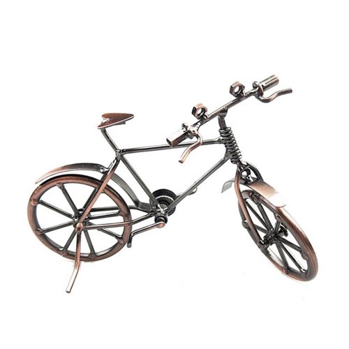 Bicicleta metal Antique miniatura vintage 19x6.5x12cm